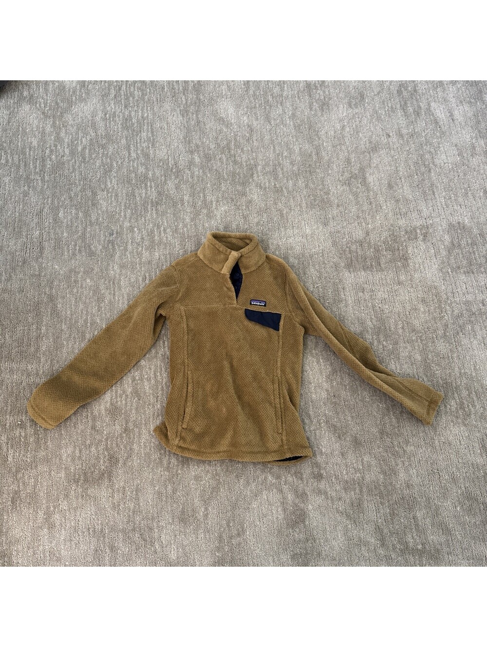 Patagonia Re-Tool Sweater Women Small Polartec Snap T Pullover Outdoor Hiking